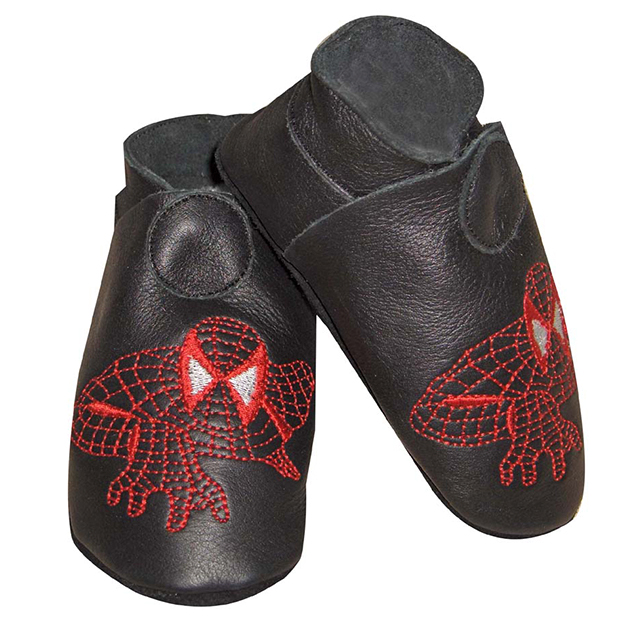 Spiderman Embroidery Baby Shoes Sd-55